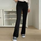 Plus Size Basic Boot-cut Leggings