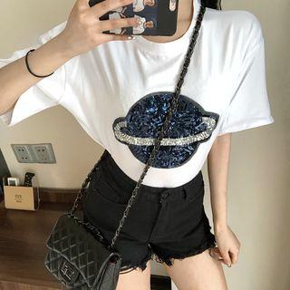 Sequin Planet T-shirt
