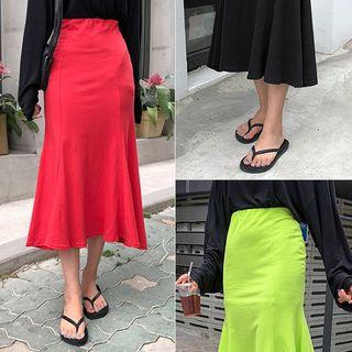 Neon-color Long Mermaid Skirt