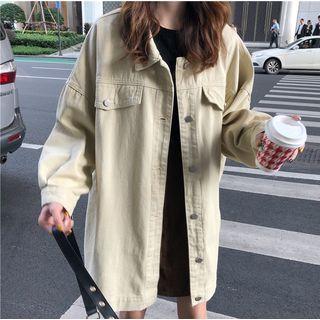 Buttoned Oversized Jacket