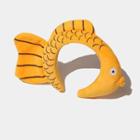 Fish Chenille Headband Fg-0026-1 - Yellow - One Size