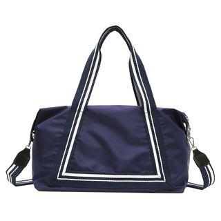 Striped Strap Carryall Bag