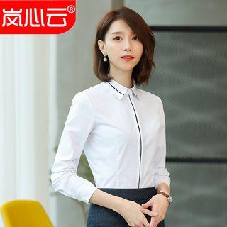 Hidden Placket Shirt / Dress Pants / Mini Pencil Skirt