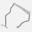 Bone Chained Sterling Silver Bracelet Silver - One Size