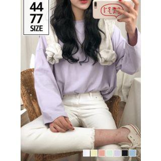 Loose-fit Pastel-color T-shirt