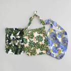 Foliage Linen Blend Shopper Bag