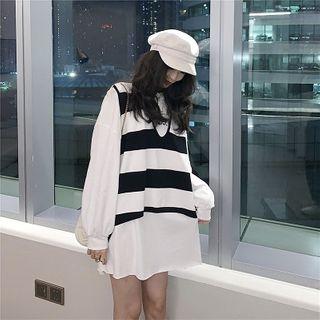 Striped Oversize Vest