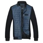 Elbow Patch Snap Button Jacket