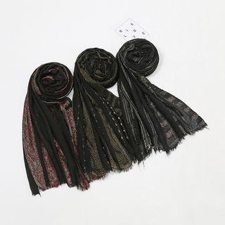 Metallic Panel Scarf (various Designs)