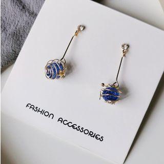Faux Crystal Planet Dangle Earring