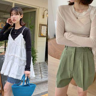 Crewneck See-through T-shirt