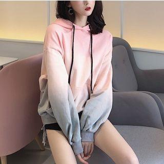 Ombr  Hoodie As Shown In Figure - One Size
