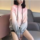 Ombr  Hoodie As Shown In Figure - One Size