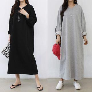 Oversized Maxi Sweatshirt Dress