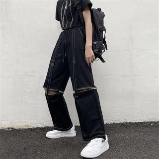 Zipped Cargo Pants