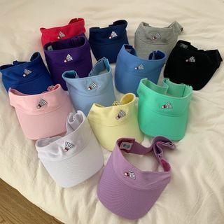 Plain Embroidered Open Top Baseball Cap