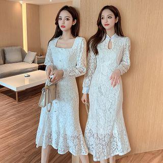 Lace Midi A-line Dress (various Designs)