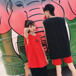 Couple Matching Numbering Tank Top