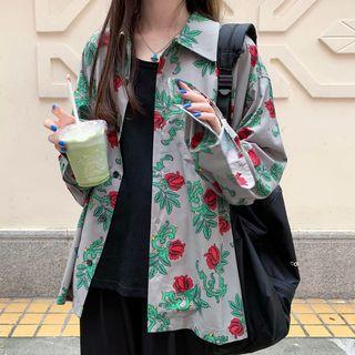 Rose Shirt 5399 - As Shown In Figure - One Size