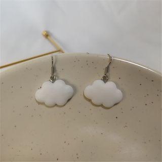 Cloud Resin Dangle Earring