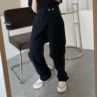 Straight-fit Jeans Black - One Size