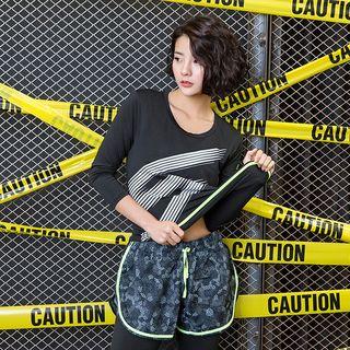 Sport Long-sleeve Striped T-shirt