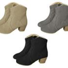 Faux-suede Ankle Boots