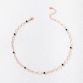 Bead Alloy Choker 21233 - Gold - One Size