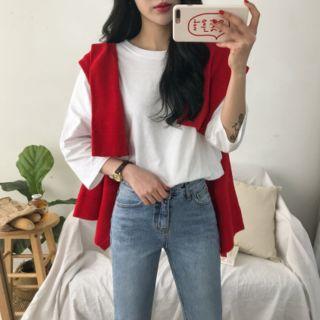 Boxy Cotton T-shirt In 6 Colors