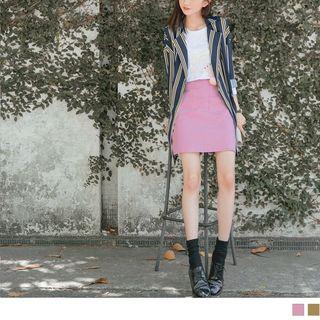 Pocket Mini A-line Skirt
