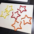 Acrylic Star Earring 1 Pair - Yellow - One Size