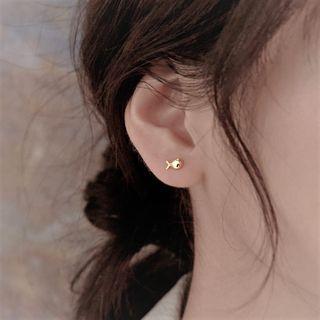 Fish Sterling Silver Earring