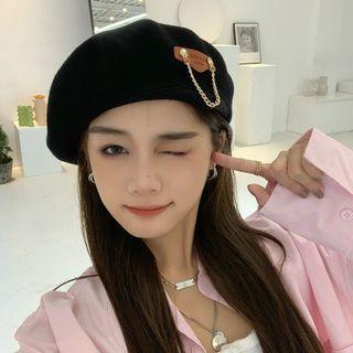 Chained Beret Hat