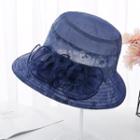 Embroidered Flower Bucket Hat