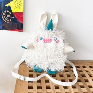 Fluffy Monster Themed Crossbody Bag
