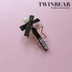 Star Bow Rhinestone Hair Clip
