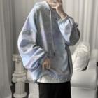 Long-sleeve Tie-dyed Hoodie