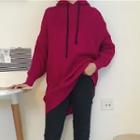 Hooded Knit Pullover