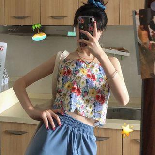 Floral Camisole Top / Sweatpants