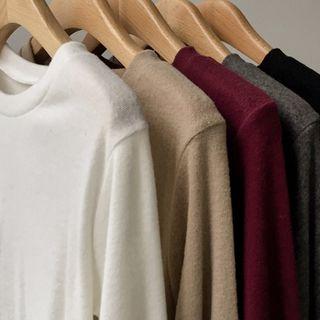 Brushed Fleece Slim-fit T-shirt