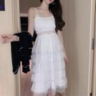 Tiered Mesh Dress