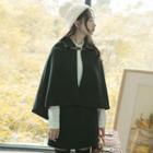 Set: Buckled Cape + A-line Skirt