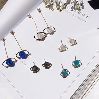 Crystal Planet Earring