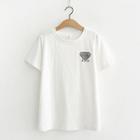 Koala Embroidered Short-sleeve T-shirt