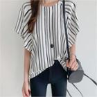 Tie-back Stripe Top