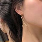 Cross Dangle Earring Silver Needle - As Shown In Figure - One Size