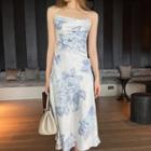 Strappy Floral Midi A-line Dress / Midi Skirt (various Designs)