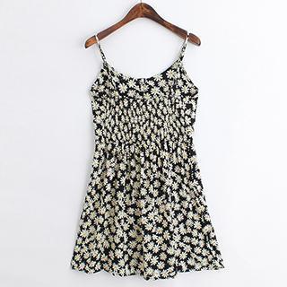 Daisy Print Sleeveless Dress