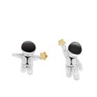 Astronaut Stud Earring 1 Pair - As Shown In Figure - One Size