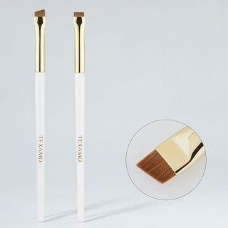 Angled Eyebrow Makeup Brush (various Designs) / Set